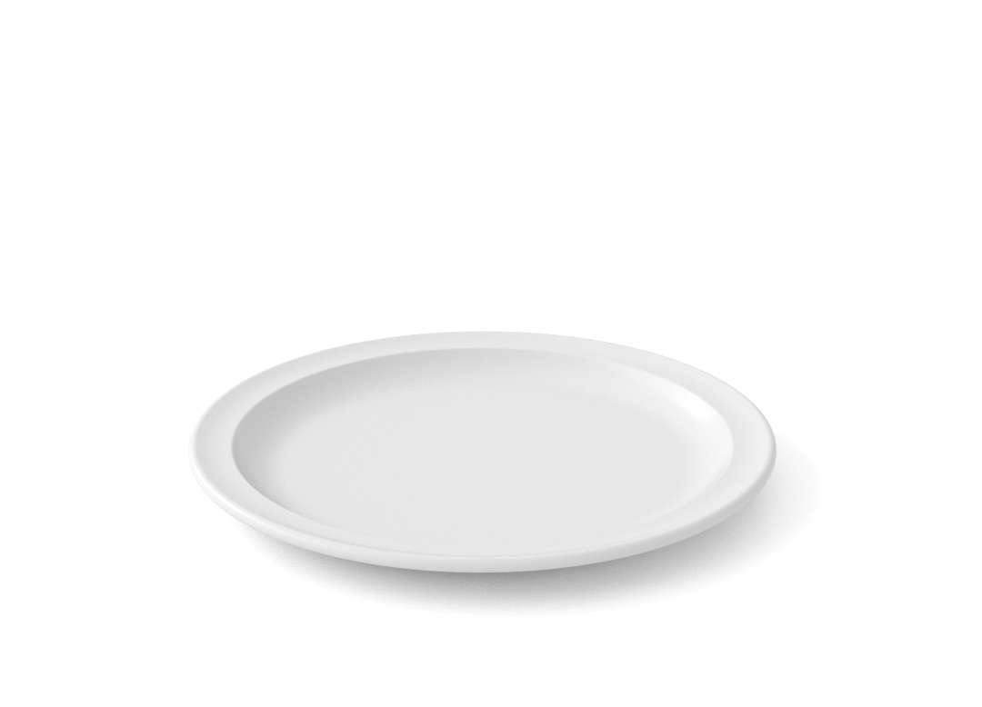 Bareket First Course Plate 18cm 53 White