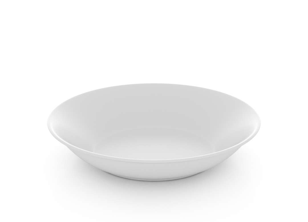 Basic Rice Bowl 19cm 219 White