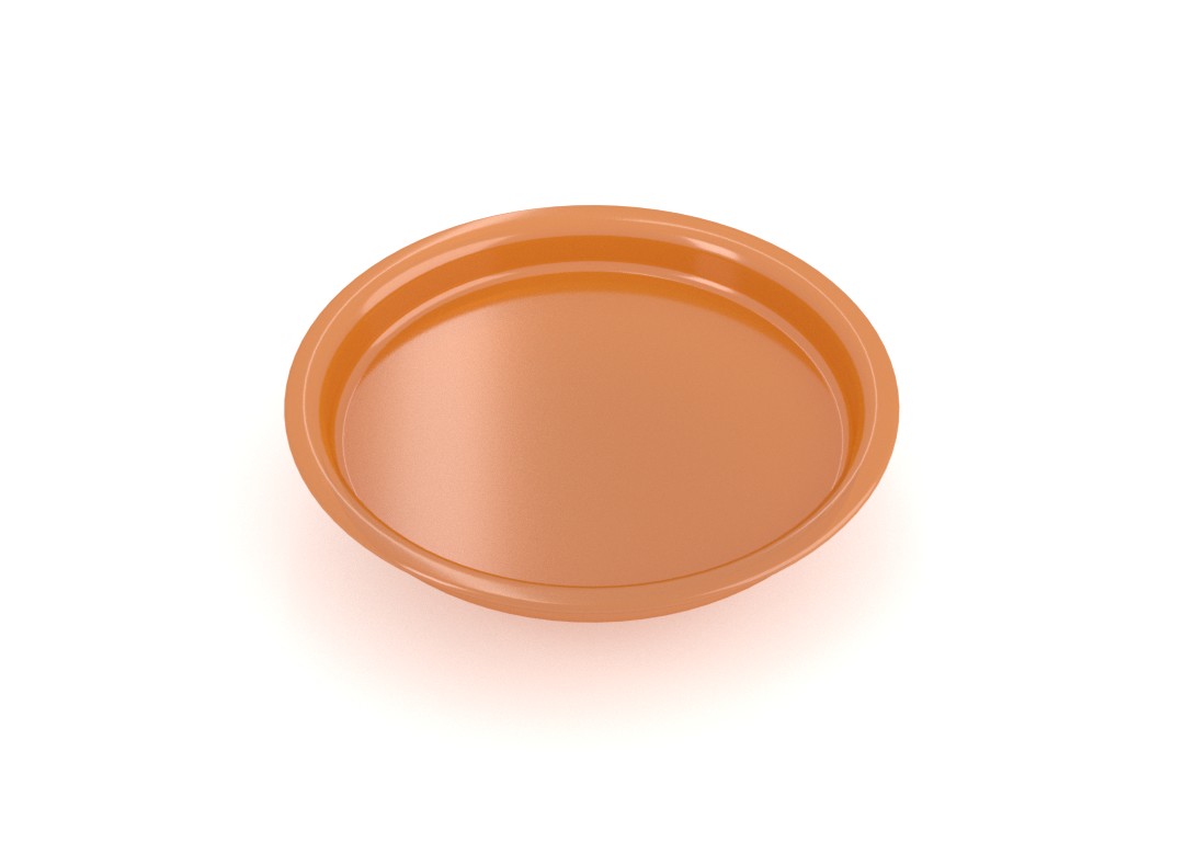 Complementary Products - Small Bowl Cover PC 10cm without Handle and without Vent 354 Transparent Orange
