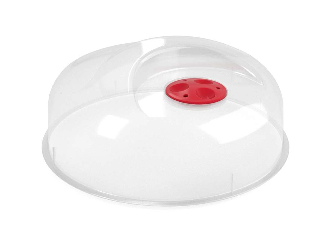 Microwave Cover with Steam Release Valve 25cm 3025 Transparent