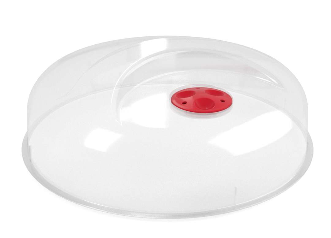 Microwave Cover with Steam Release Valve 30cm 3030 Transparent