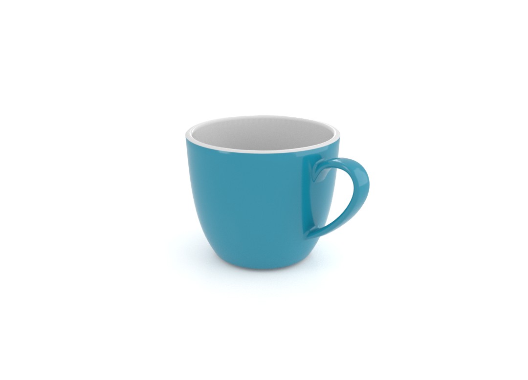 Ruby Decorative Cup 250ml 3108 Dark Turquoise