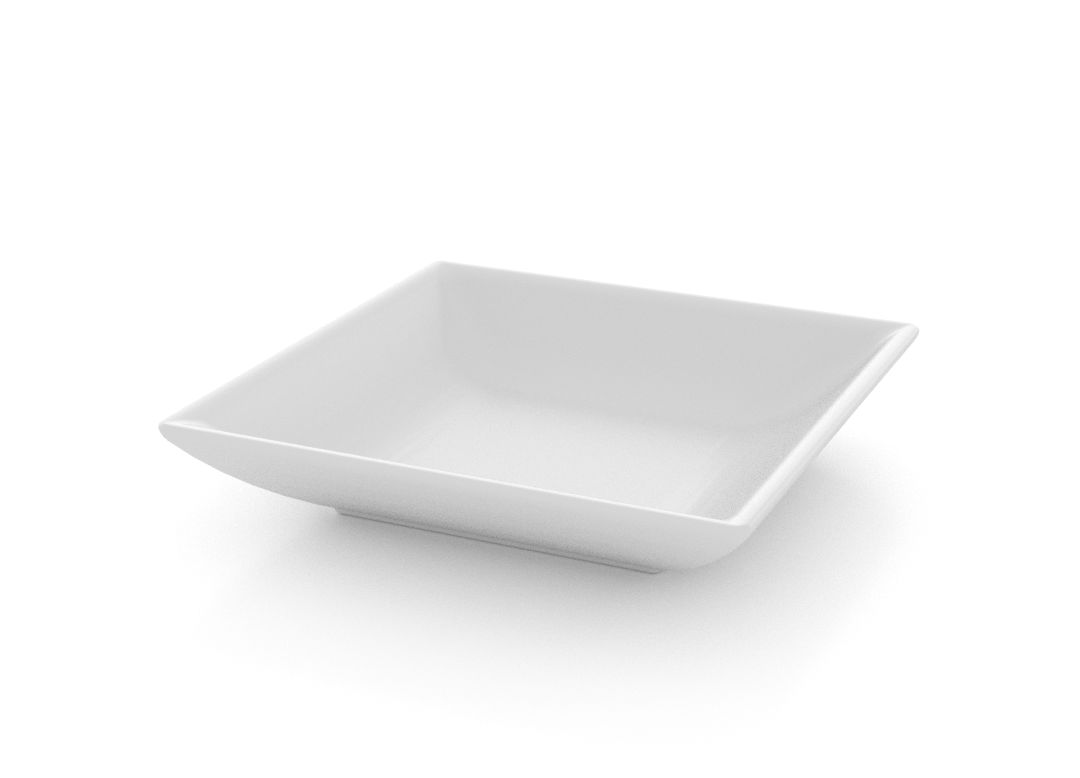 Small Square Salad Bowl 10.5cm 392 White