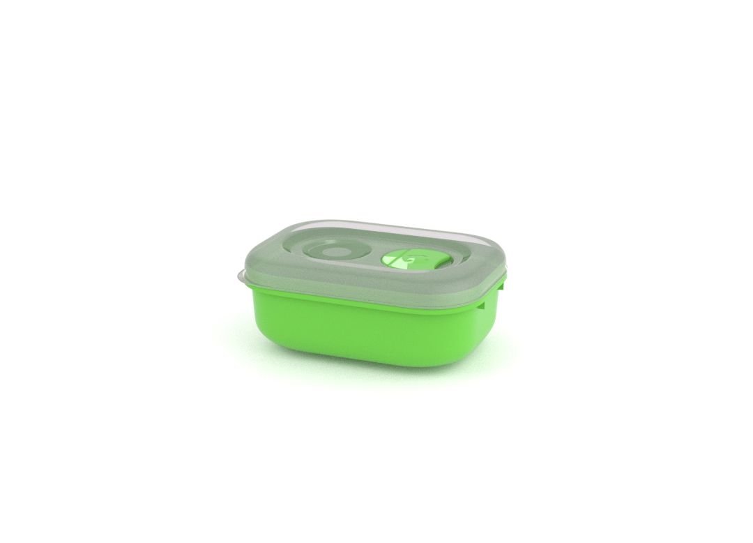 Tama Lock Rectangular Container 330ml 9330 with Steam Release Valve Green