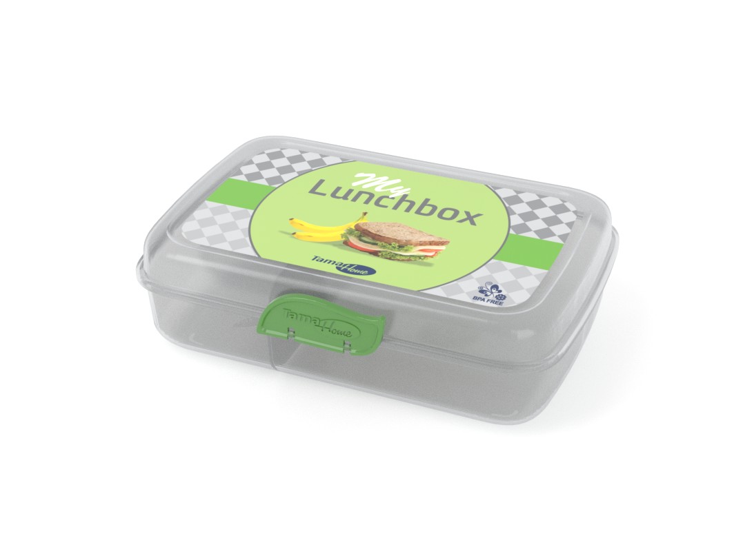 Decorative Lunchbox 22x15x7cm 1002 Transparent