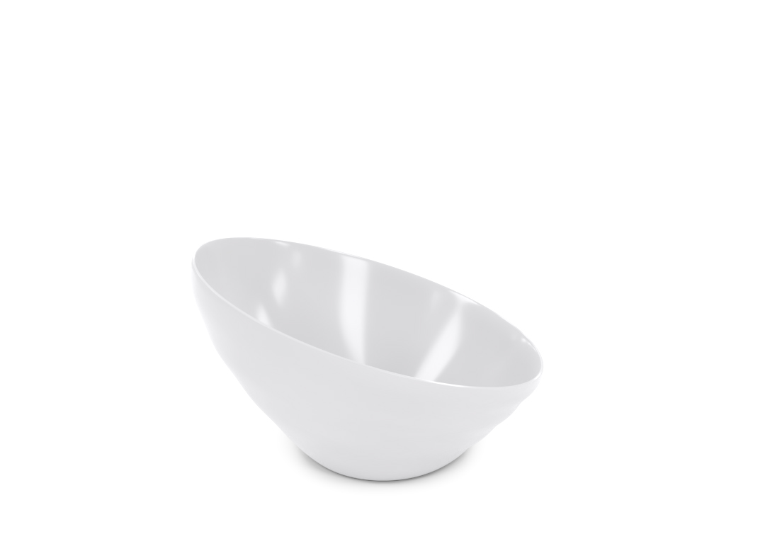 Bevel Thread Bowl 23.5cm 1022 Buffet White