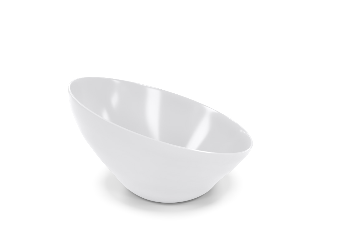 Bevel Thread Bowl 27.5cm 1023 Buffet White