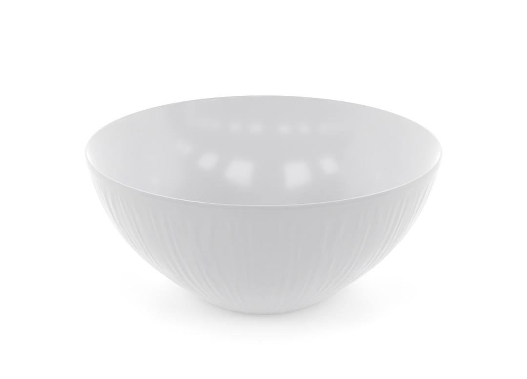 Decorative Bowl 25cm 1018 BUFFET White
