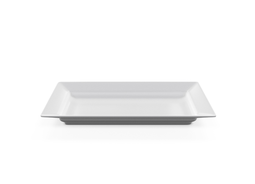 Rectangular Plate 35-5x20-5cm 1002 BUFFET White