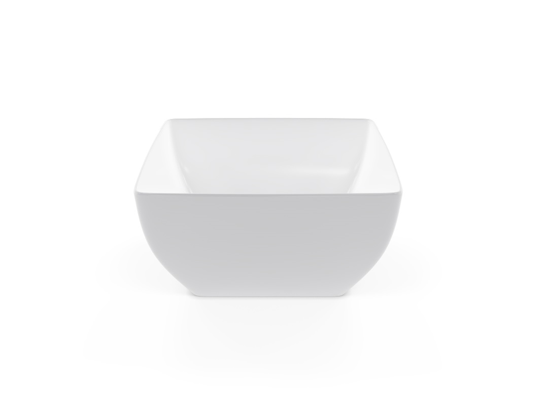 Square Bowl 19x19cm 1011 BUFFET White