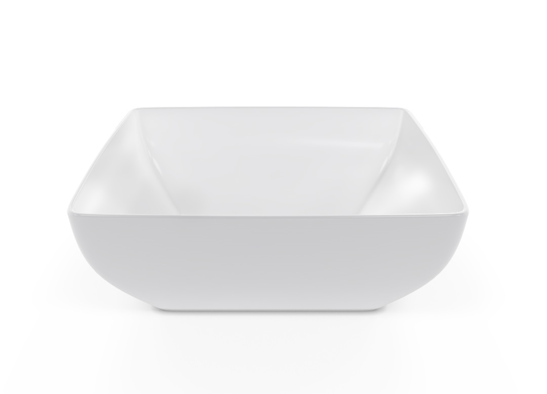 Square Bowl 27x27cm 1012 BUFFET White