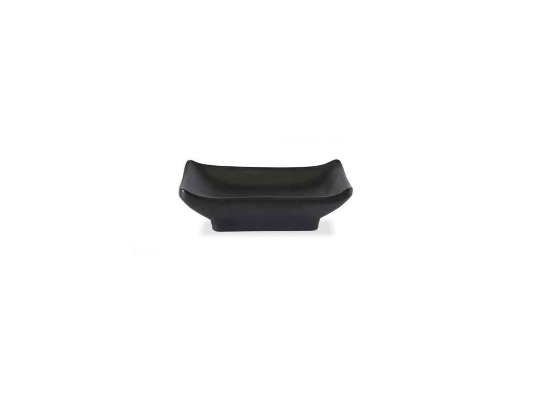 Rectangular Dish 6x9.5cm 1066 Black Stone