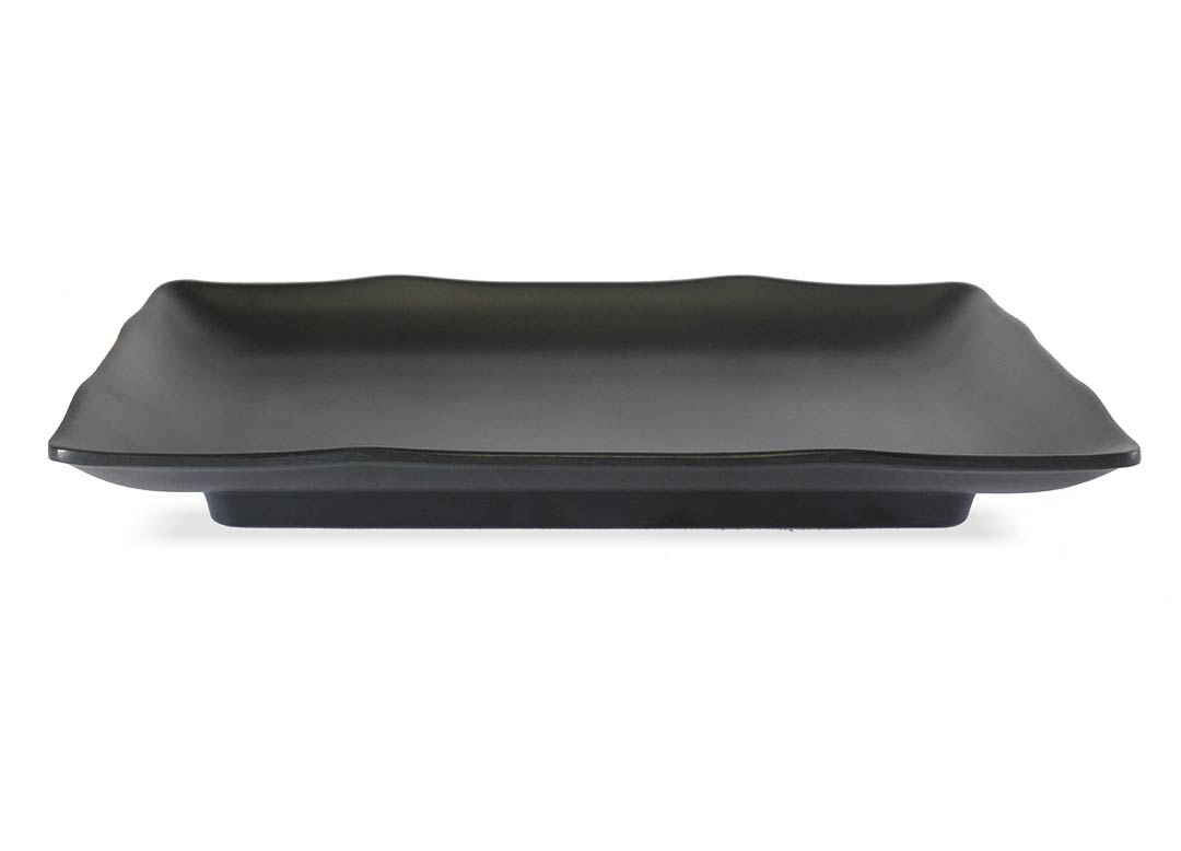 Sushi Rectangular Plate 17x25cm_1063 Black Stone