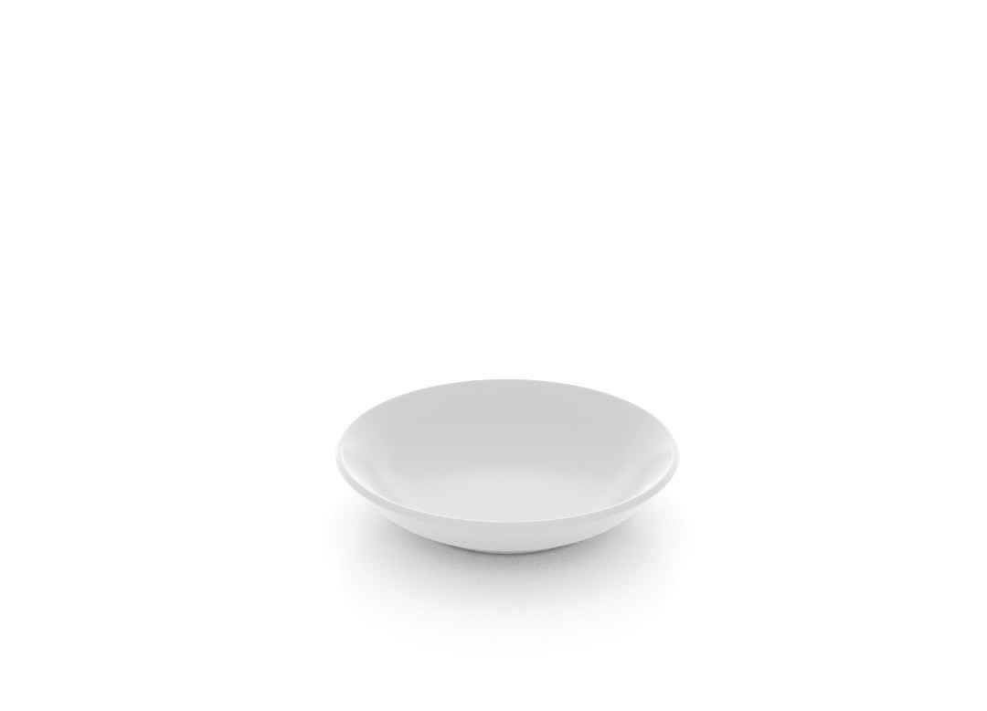 Salad Butter Pat Dish 10 9.2cm 103 White