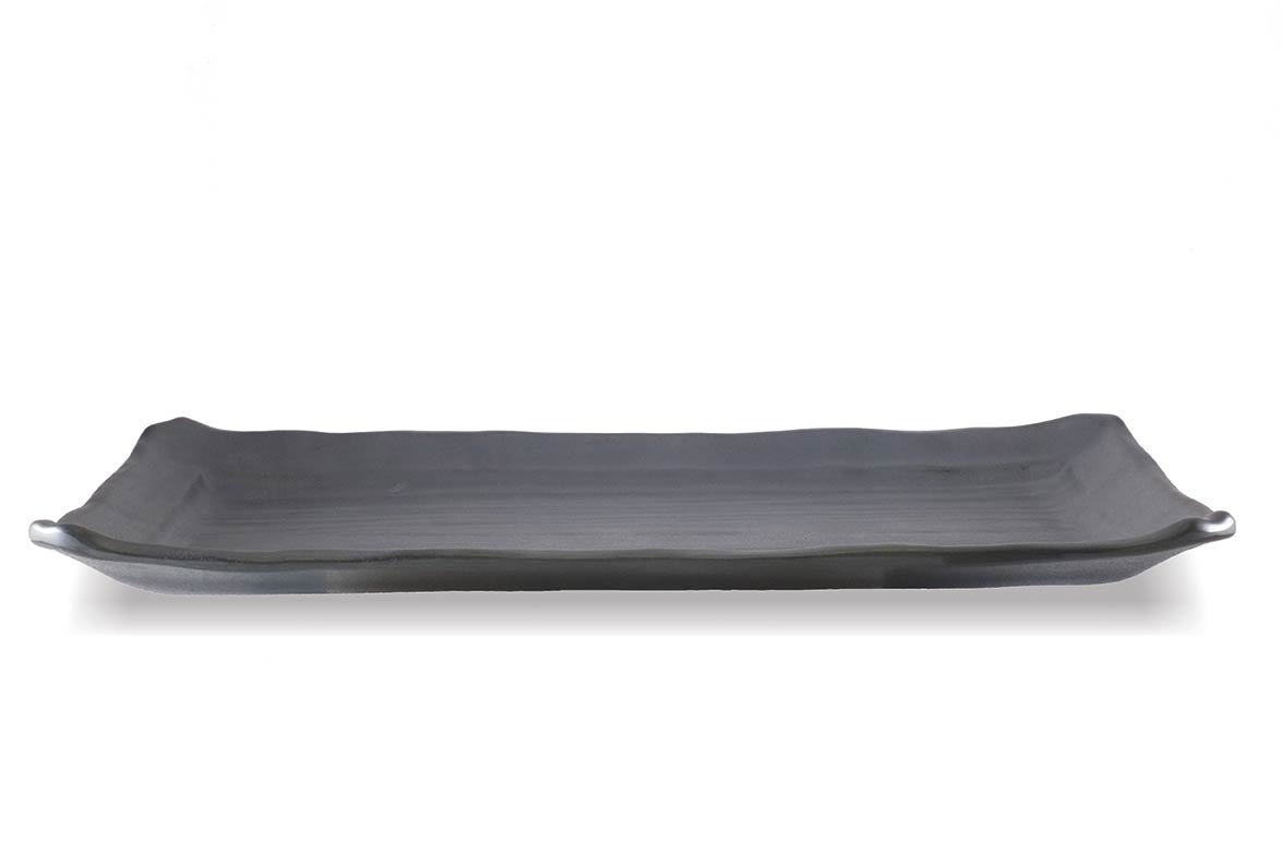 Stone Buffet Black rectangular platter 43x21.5x2.5cm 1039 Black