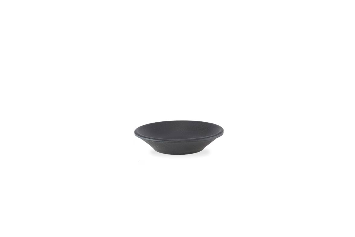 Stone Buffet Black soy dish 1.6x8cm 1040 Black