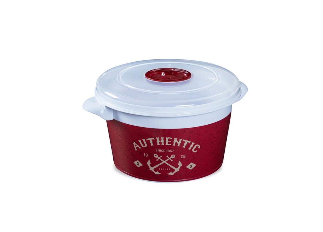 Decorative MicroPot AUTHENTIC 1.5L 1591 with team release valve Red