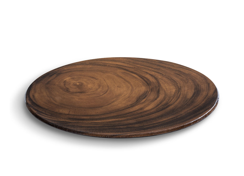 Round Plate Wood-Like 3x44x44cm 1094 Wood-Like