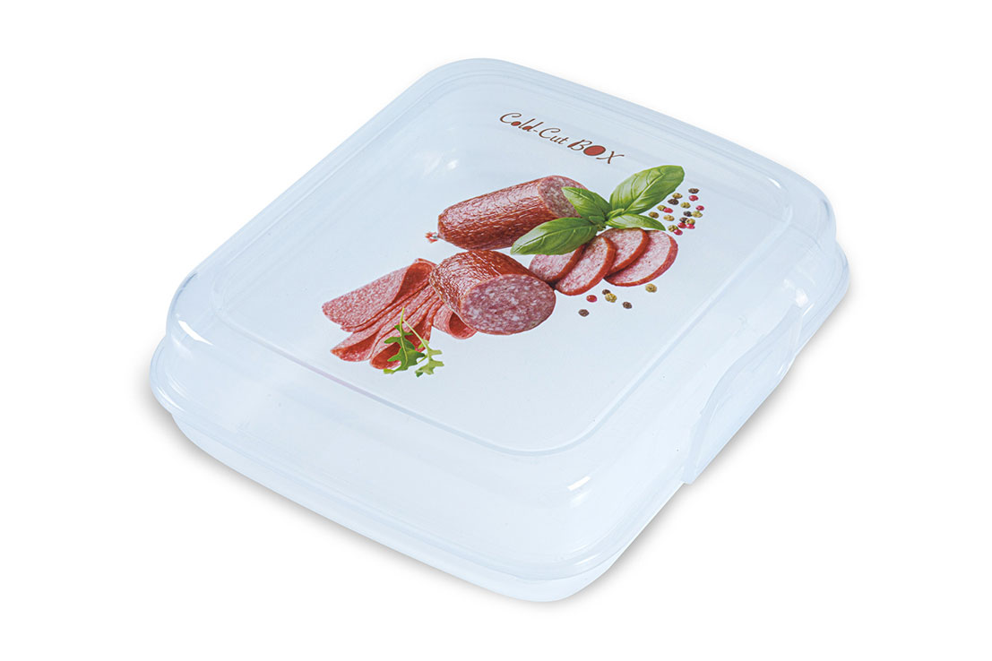 Decorative Sandwich Box 5x14x16cm 1080 Transparent SALAMI